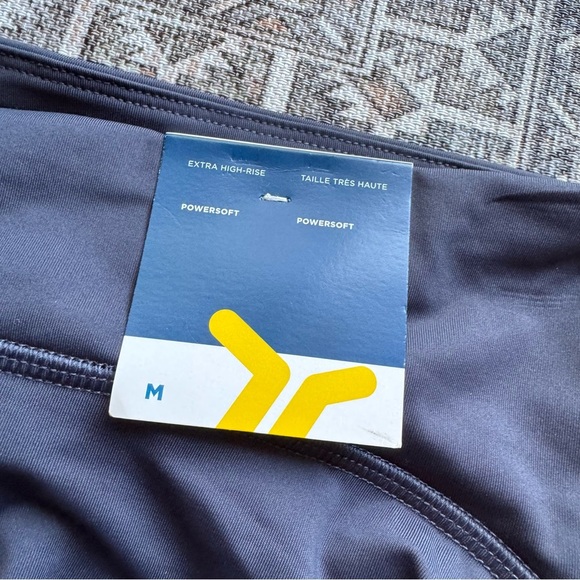 Old Navy Blue Gray Skater Mini Skirt Athletic Pleated - Picture 4 of 7